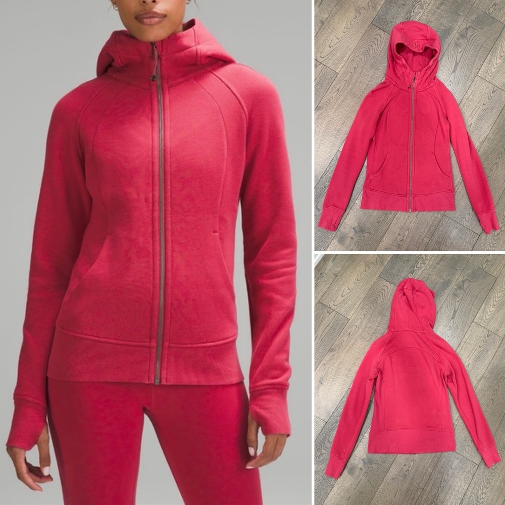 Lululemon | Scuba Full-Zip Hoodie Vintage Rose | Size 6